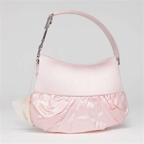 Christian Dior Satin Ballet Bag .